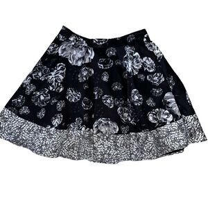 Prabal Gurung full black & white skirt 4